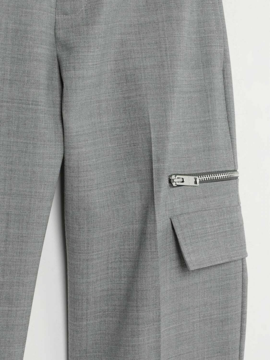 Cargo Trousers with Zip Detail