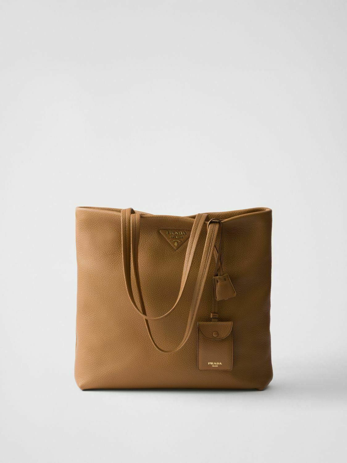 Saffiano Leather Tote Bag - Camel / U EU