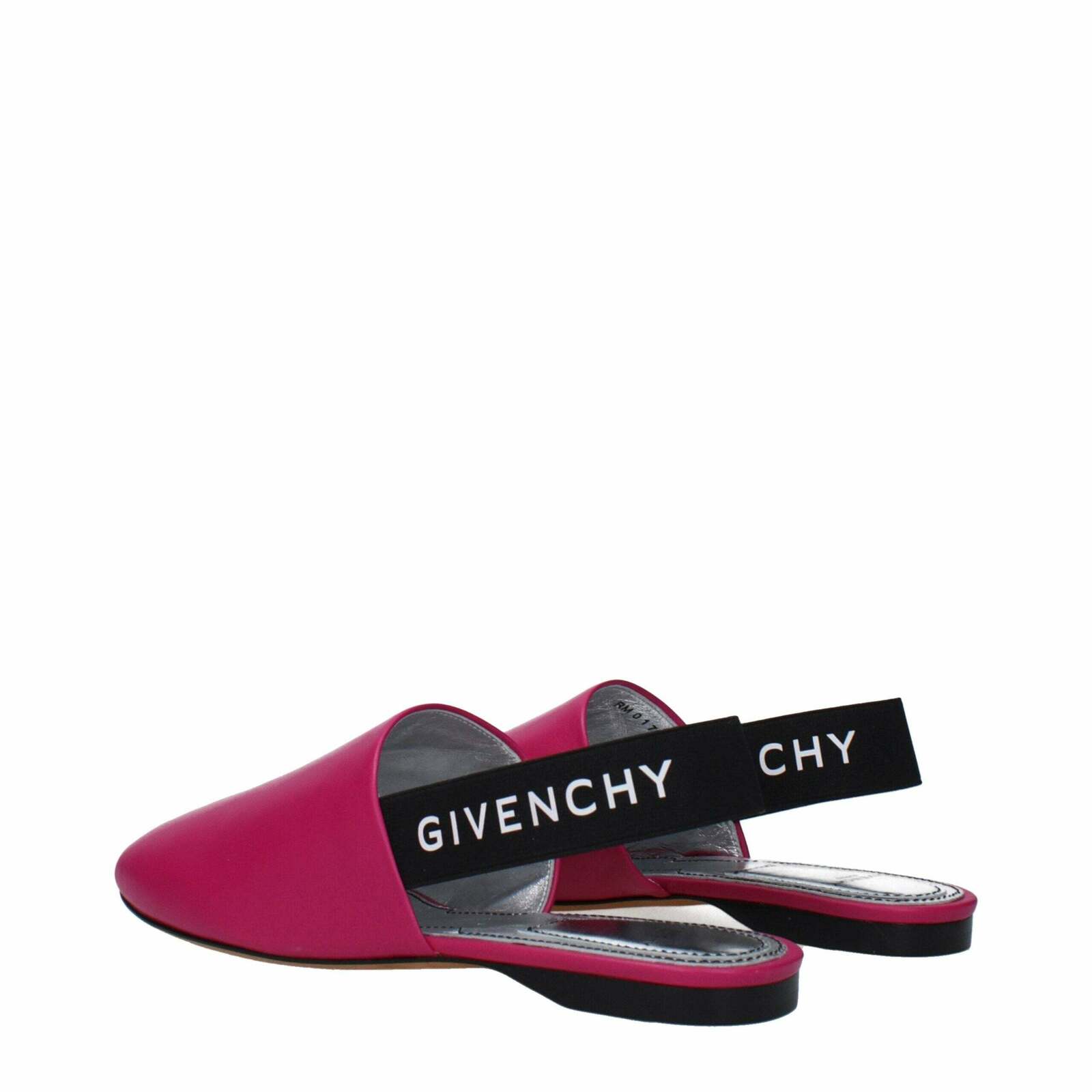Leather Sandal with Side and Back Logo - Pink / 35 EU