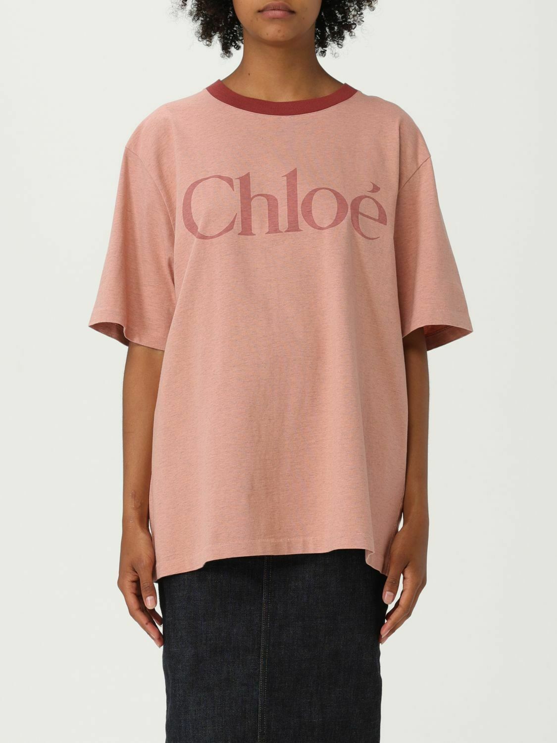 Comfortable Short Sleeve Jersey T-Shirt for Everyday Wear - Pink / XS INT