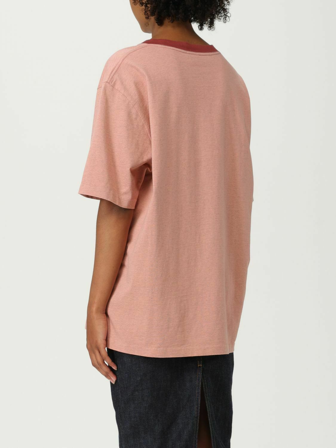 Comfortable Short Sleeve Jersey T-Shirt for Everyday Wear - Pink / XS INT