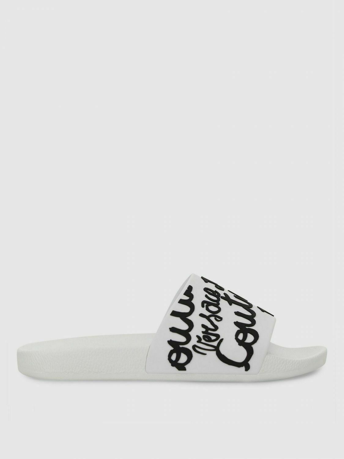Slides with Logo Print - White / 39 IT