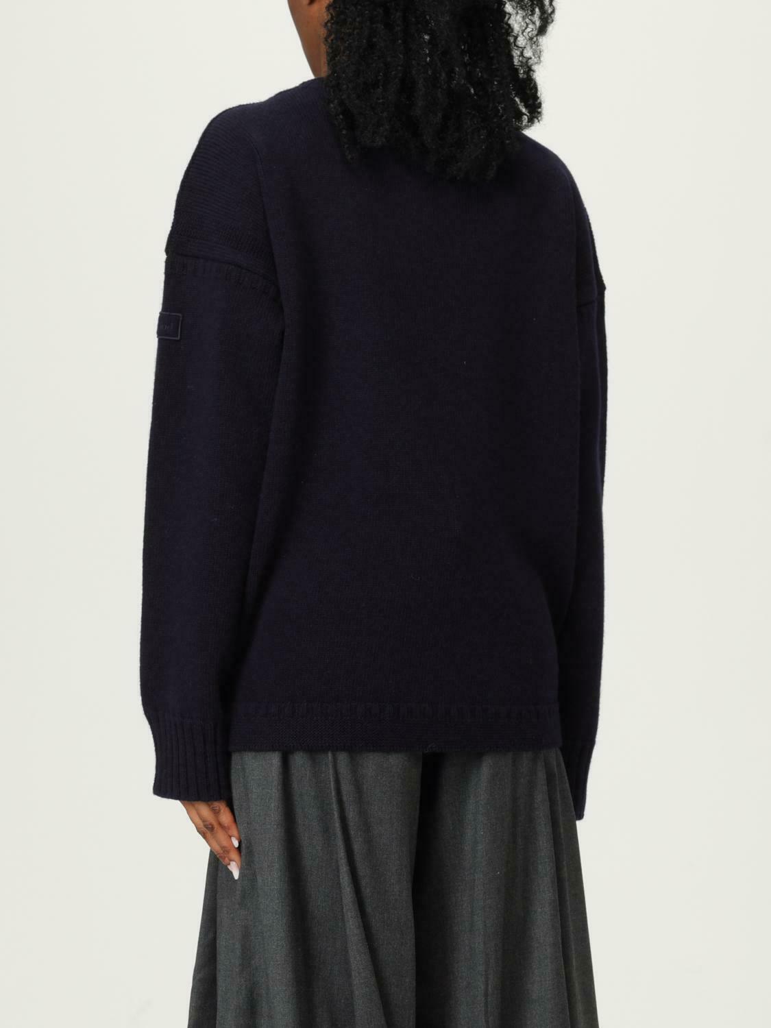 Long Sleeve Knit Top - Blue / S EU