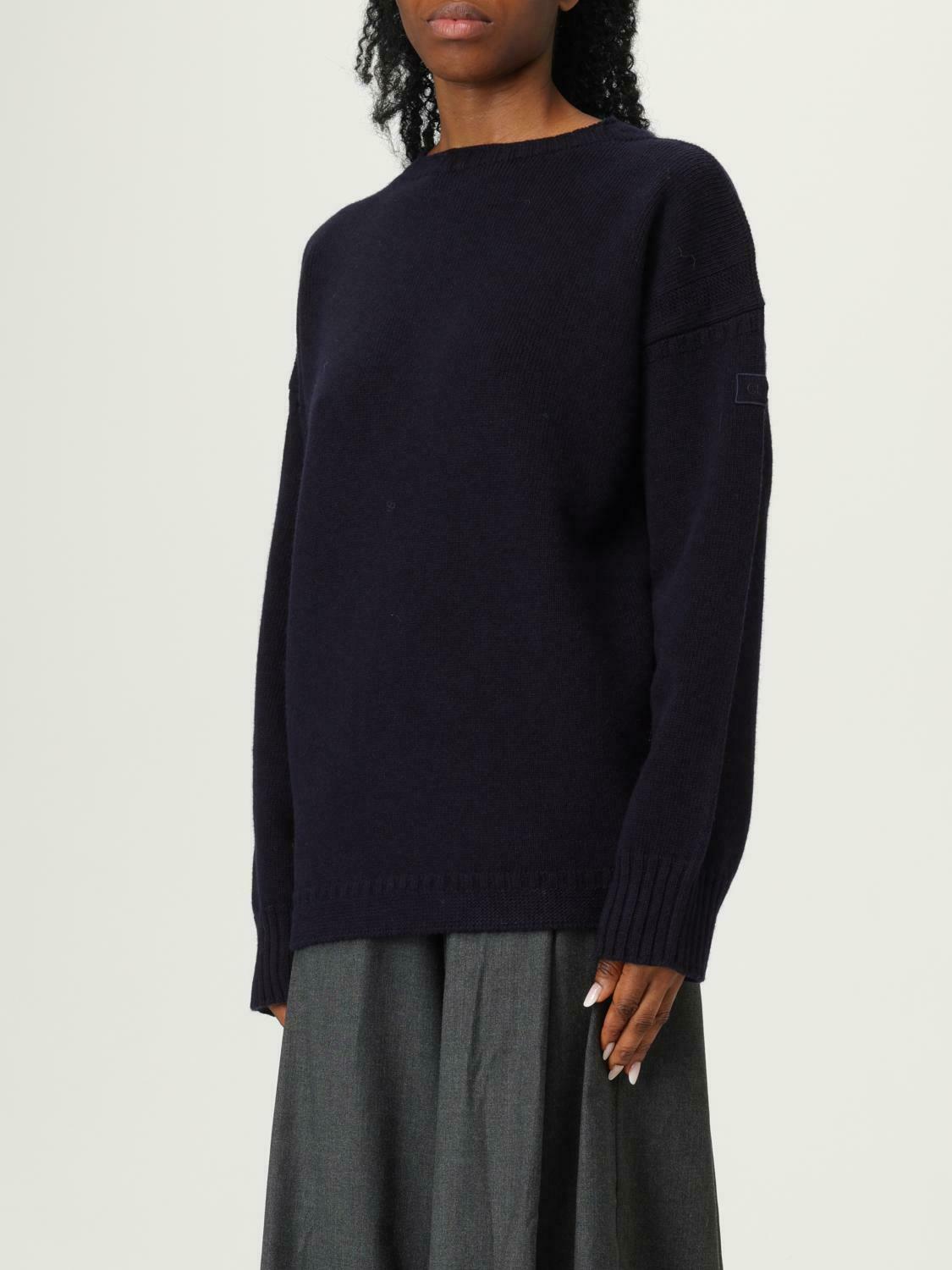 Long Sleeve Knit Top - Blue / S EU