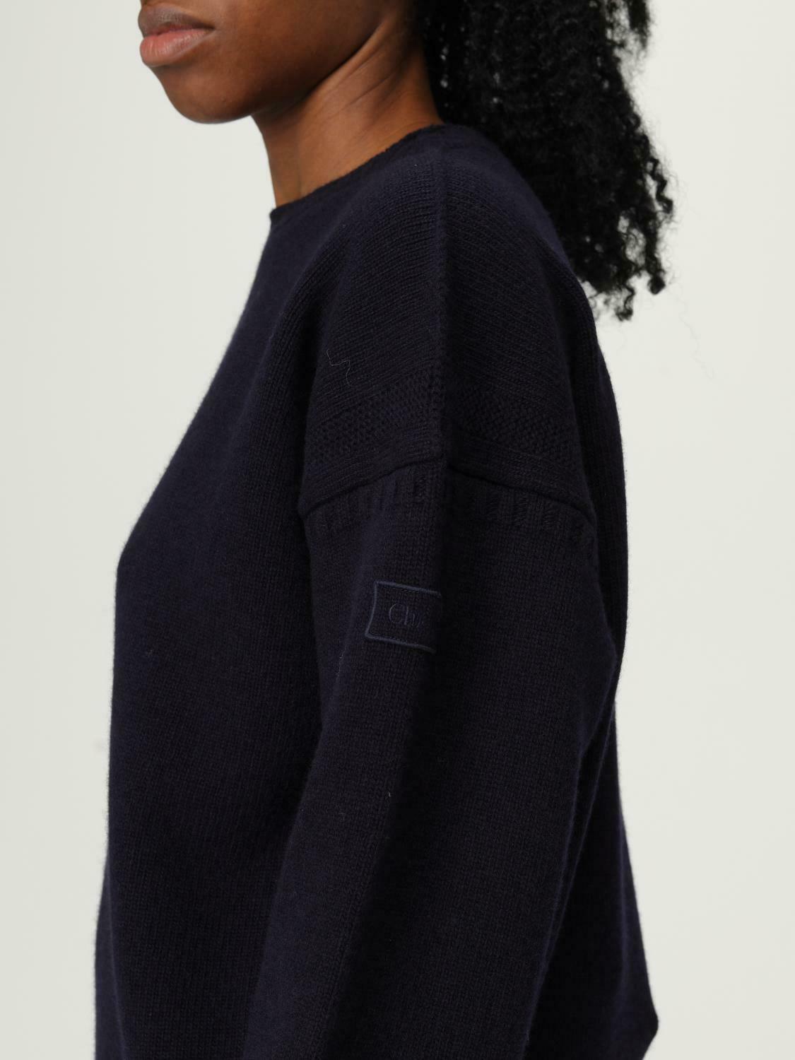 Long Sleeve Knit Top - Blue / S EU