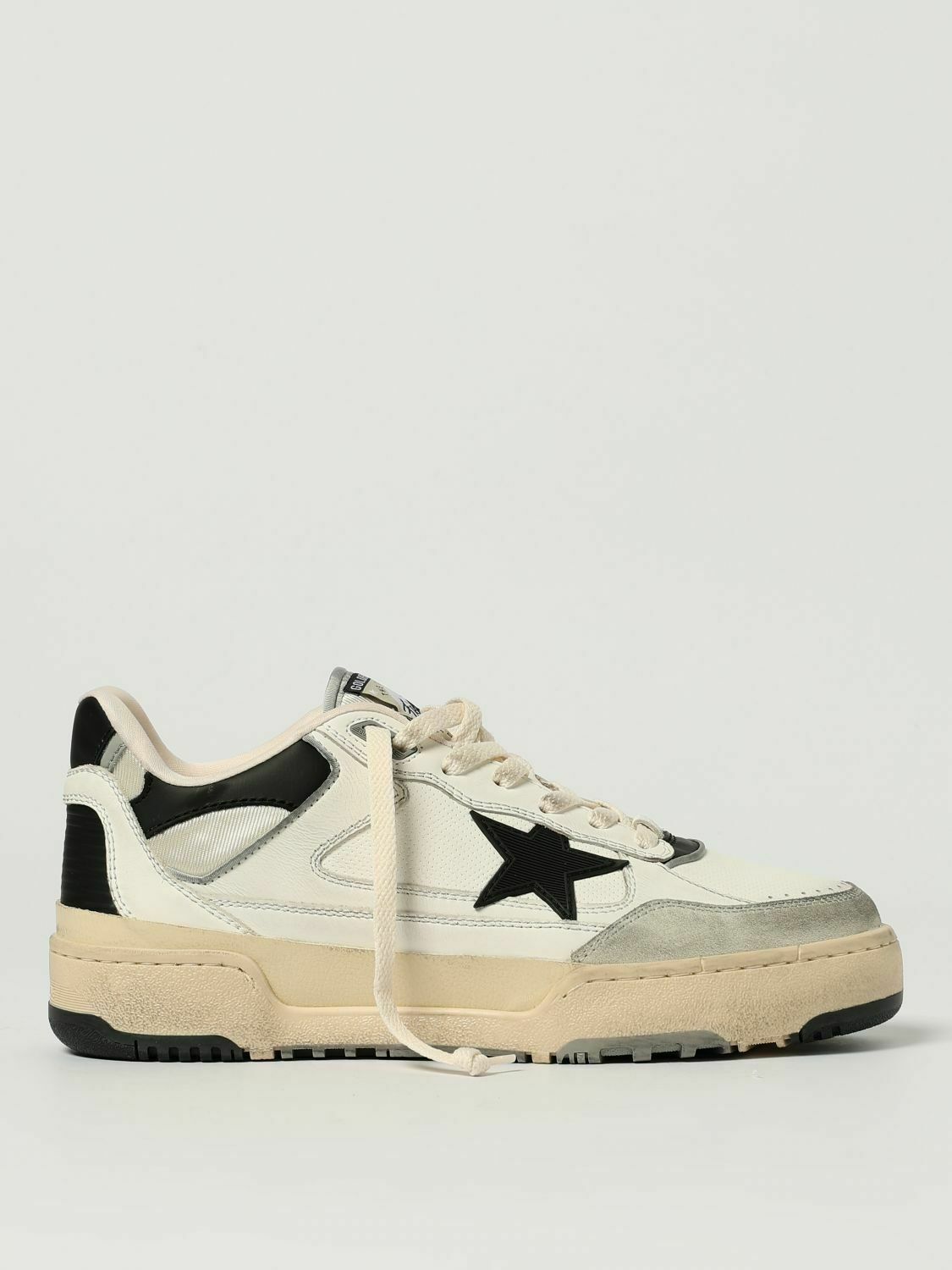 Leather Platform Sneakers - White / 42 IT