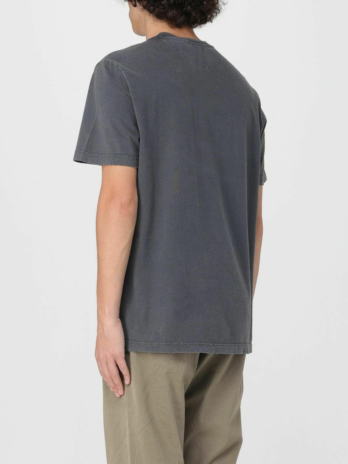 Graphic Print T-Shirt - Grey / L EU