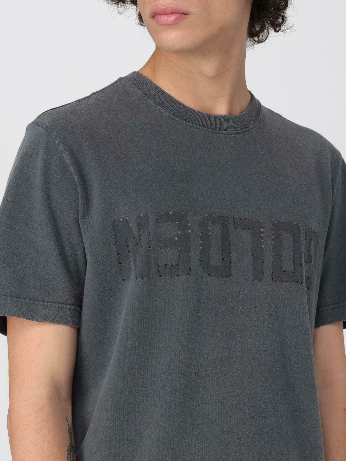 Graphic Print T-Shirt - Grey / L EU