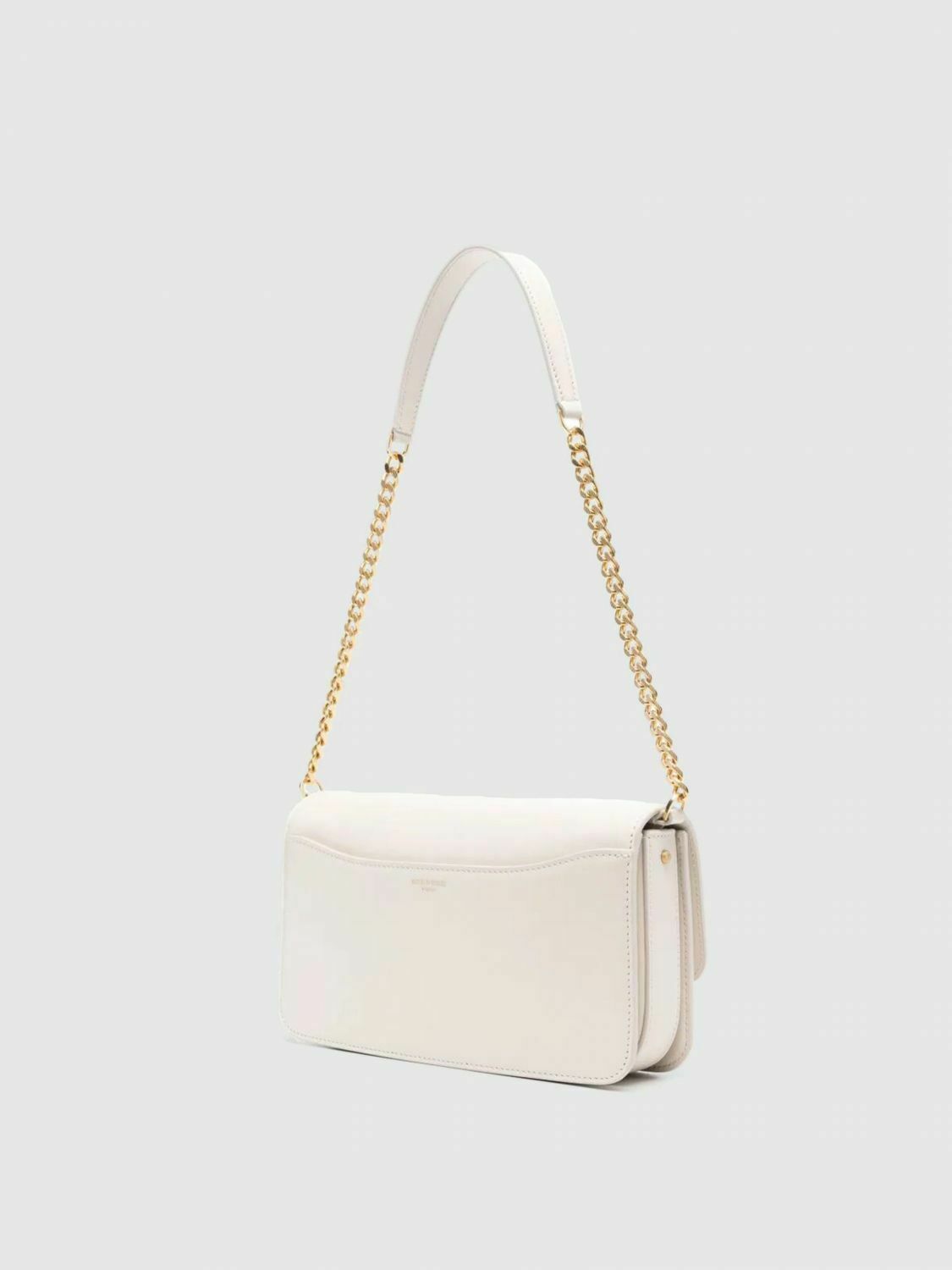 Chain-Strap Shoulder Bag - White / U EU