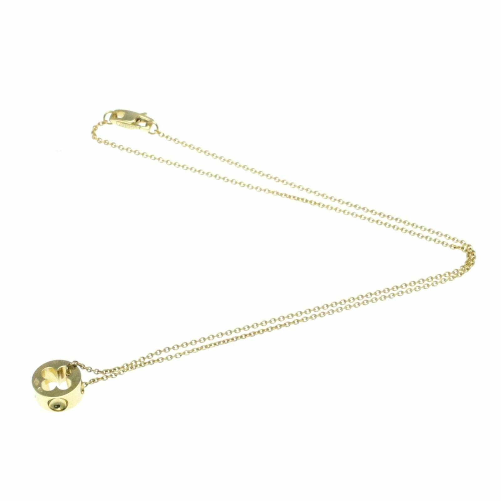 LV Circle Necklace Gold - Gold / One Size