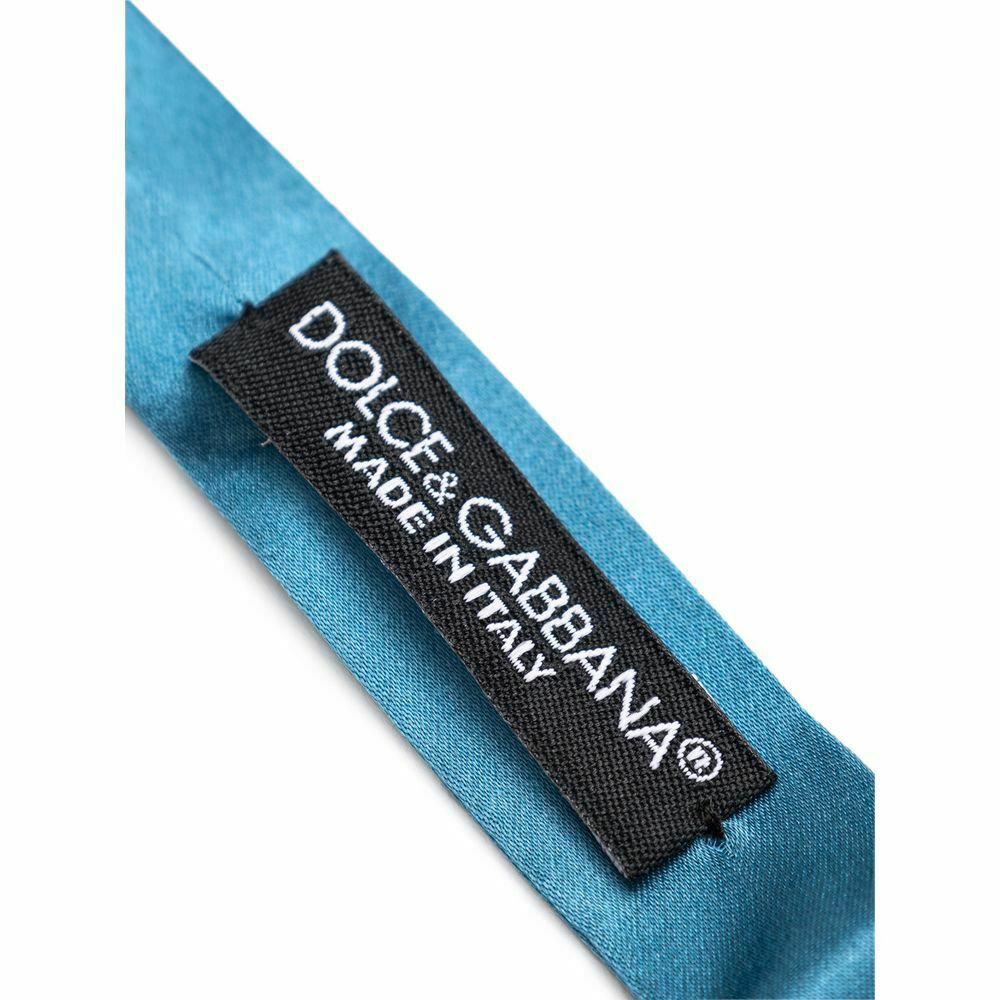 Silk Tie and Bow Tie Set - Blue / One Size