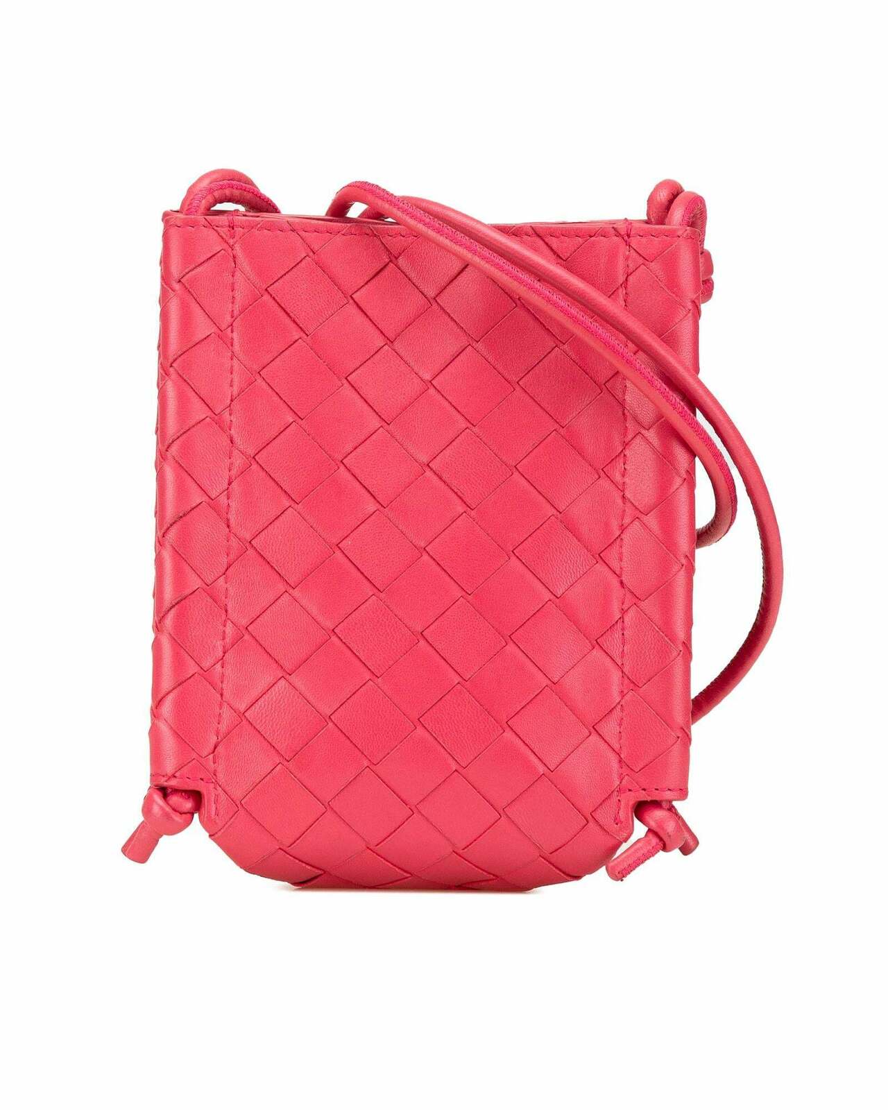 Intrecciato Mini Pouch Crossbody - Pink / One Size