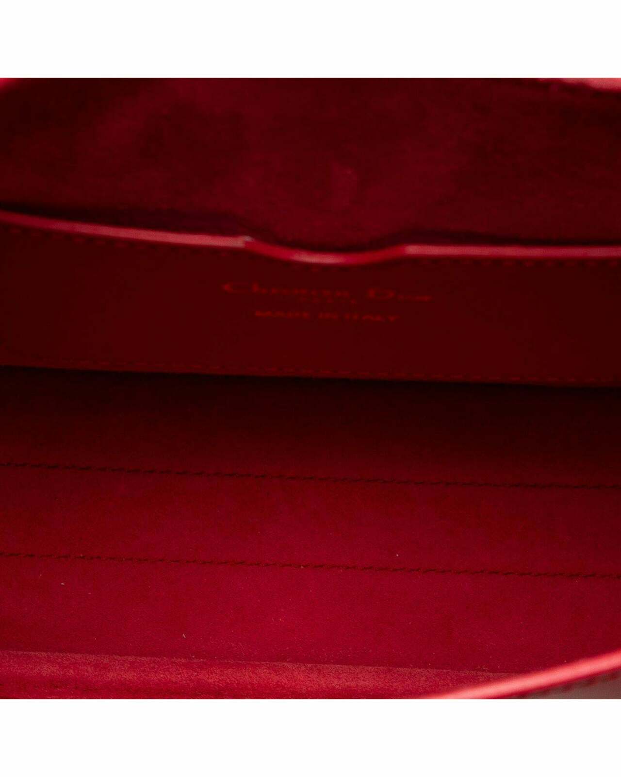 Dior Saddle Bag in Red Leather - Red / One Size