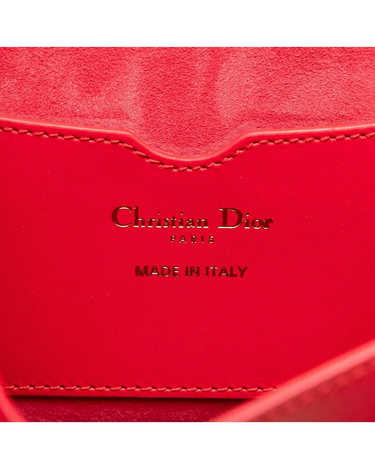 Dior Saddle Bag in Red Leather - Red / One Size