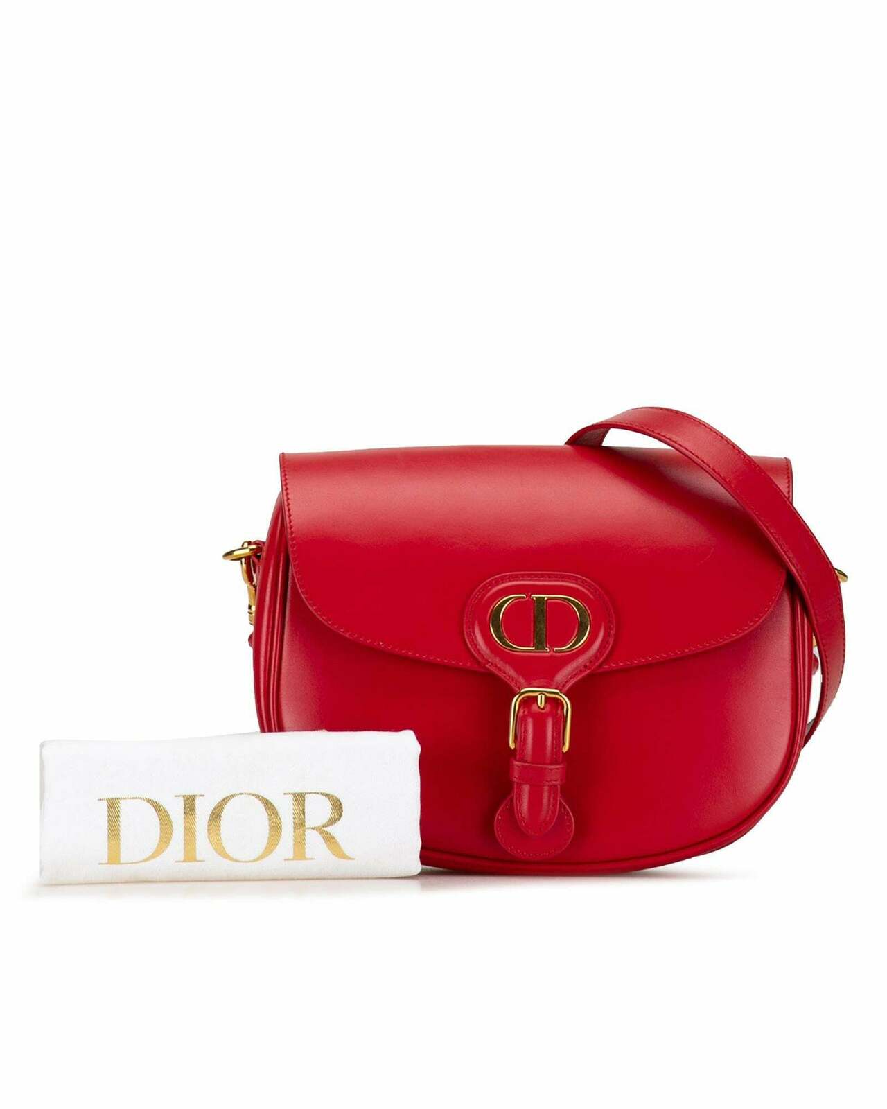 Dior Saddle Bag in Red Leather - Red / One Size