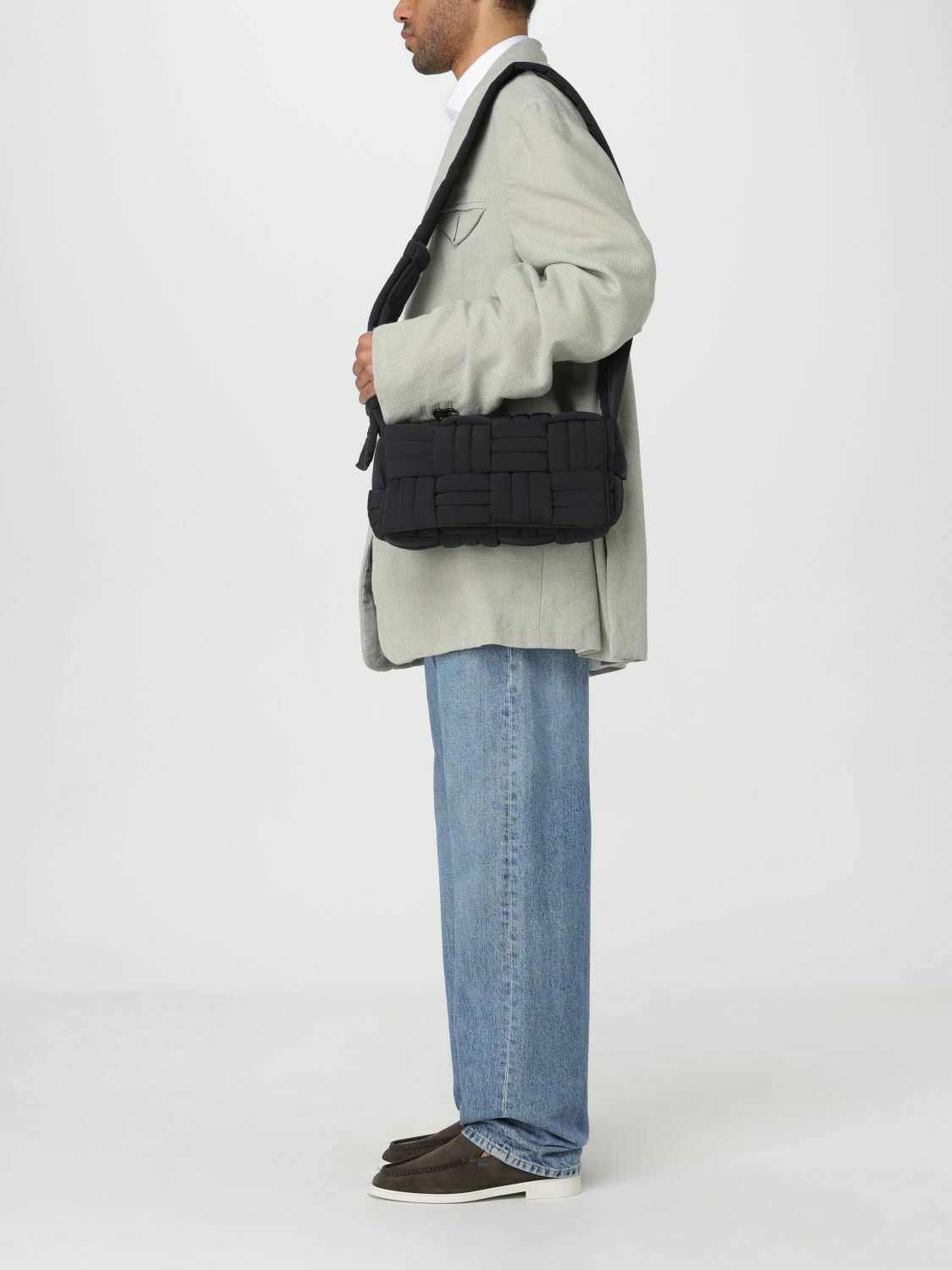 Padded Cassette Shoulder Bag - Black / U EU