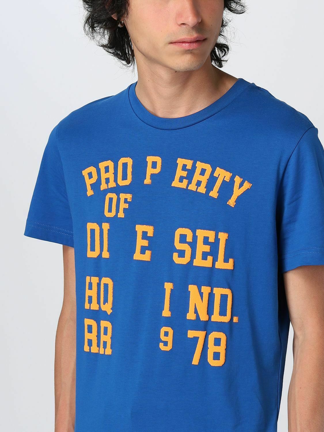 Property Of Diesel Graphic Tee - Blue / M EU