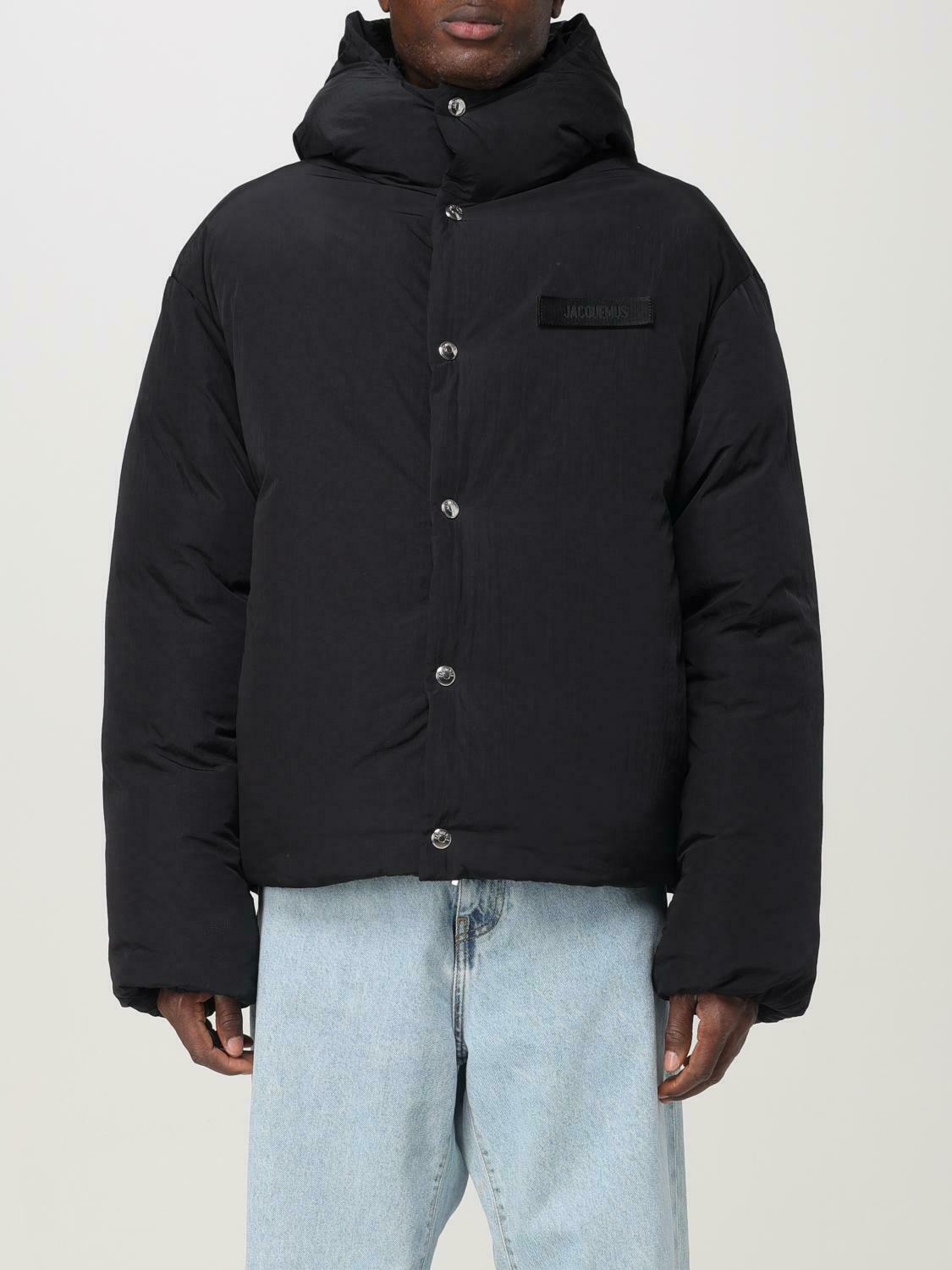 Padded Hooded Jacket Relaxed Fit - Black / 52 IT