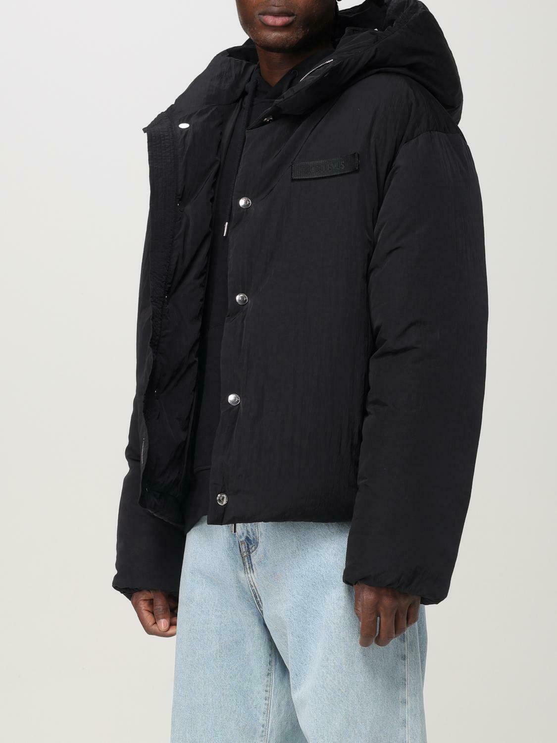 Padded Hooded Jacket Relaxed Fit - Black / 52 IT