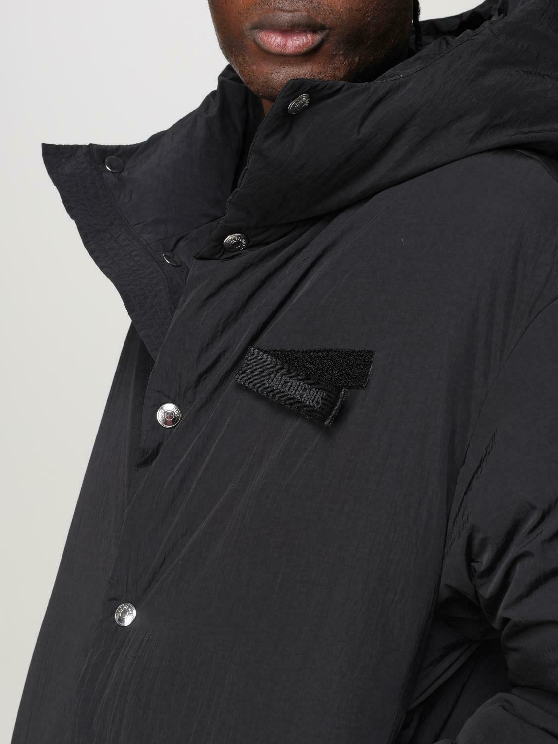 Padded Hooded Jacket Relaxed Fit - Black / 52 IT