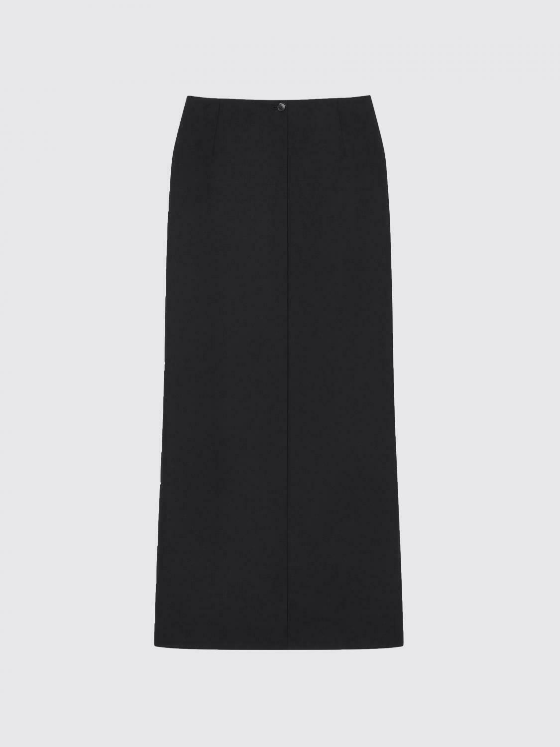 Givenchy Wool Maxi Skirt - Black / 36 EU
