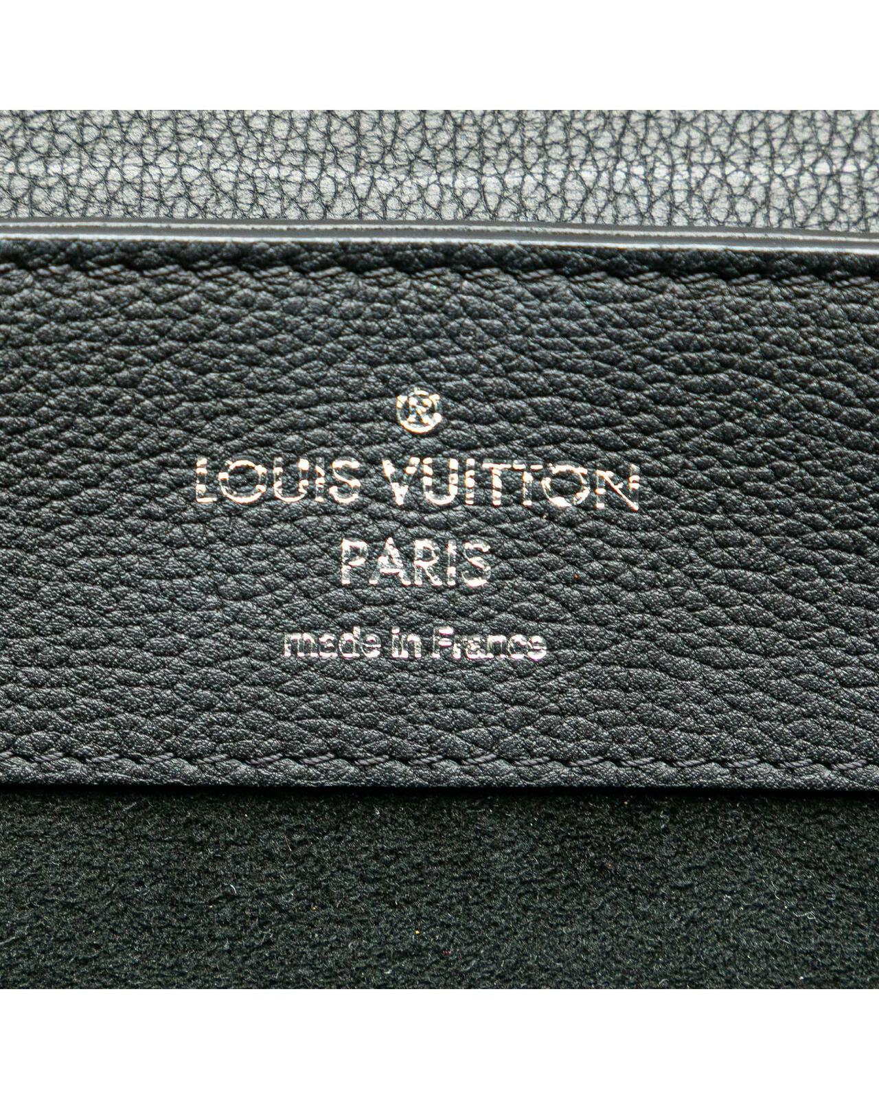 Pebbled Leather Backpack - Black / One Size