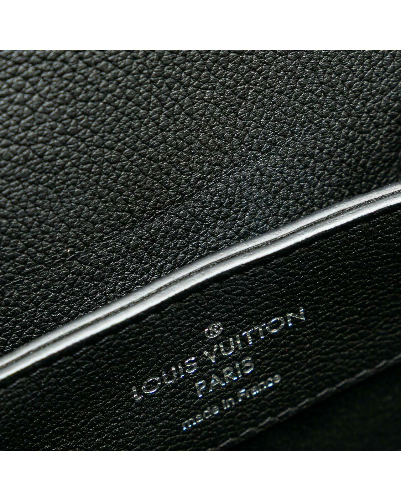 Pebbled Leather Backpack - Black / One Size