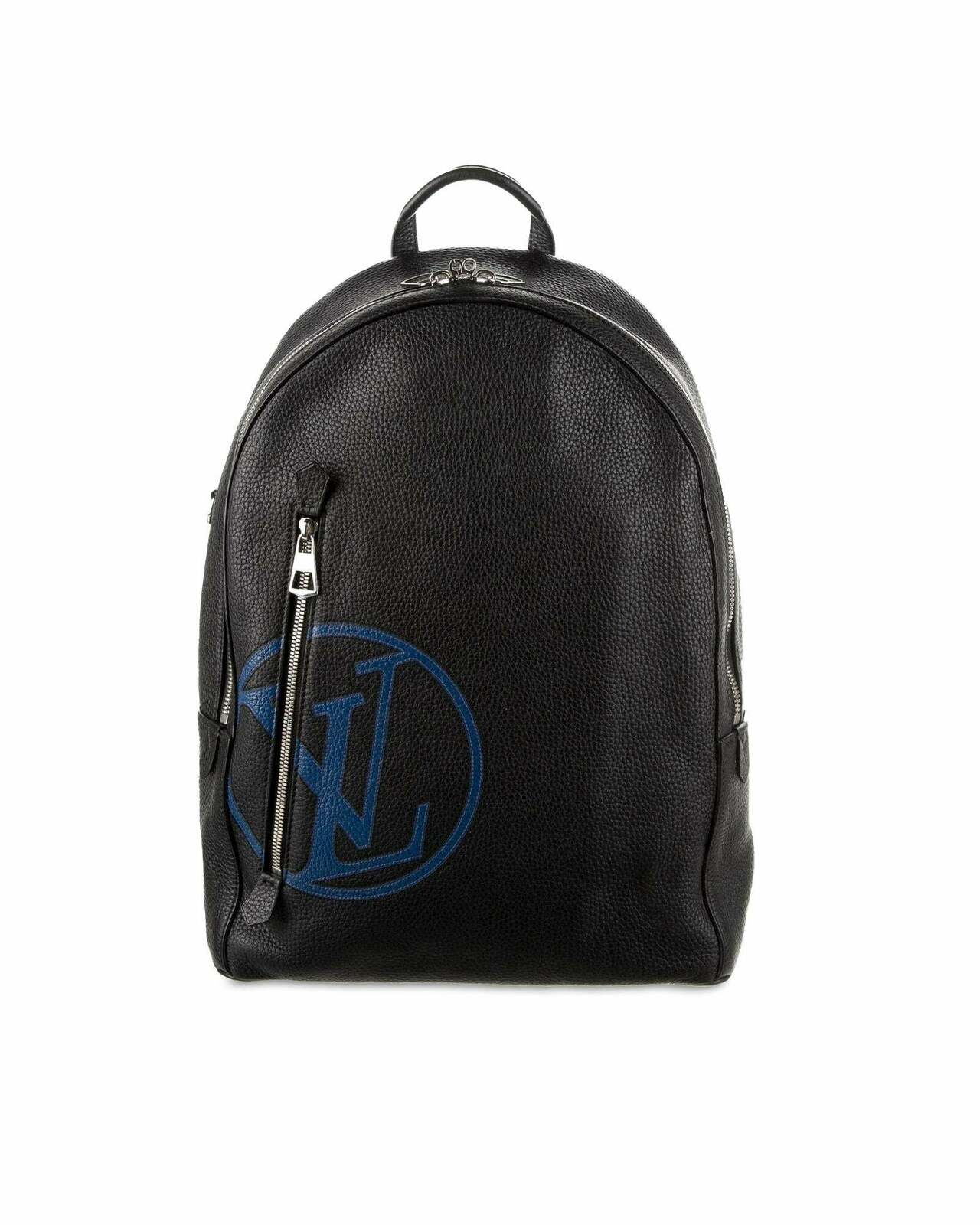 LV Circle Logo Backpack - Black / One Size