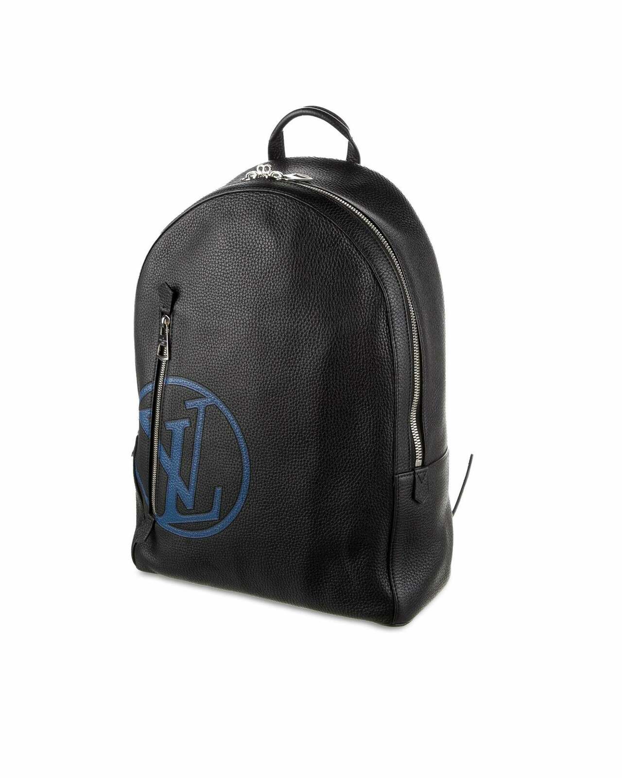LV Circle Logo Backpack - Black / One Size