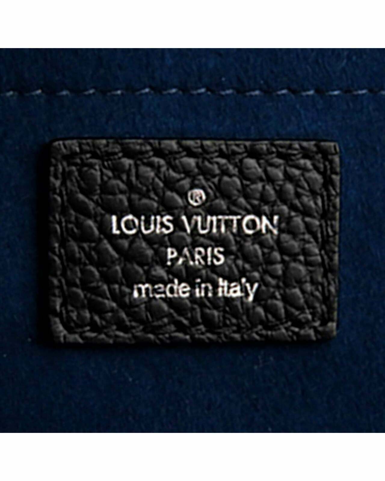 LV Circle Logo Backpack - Black / One Size