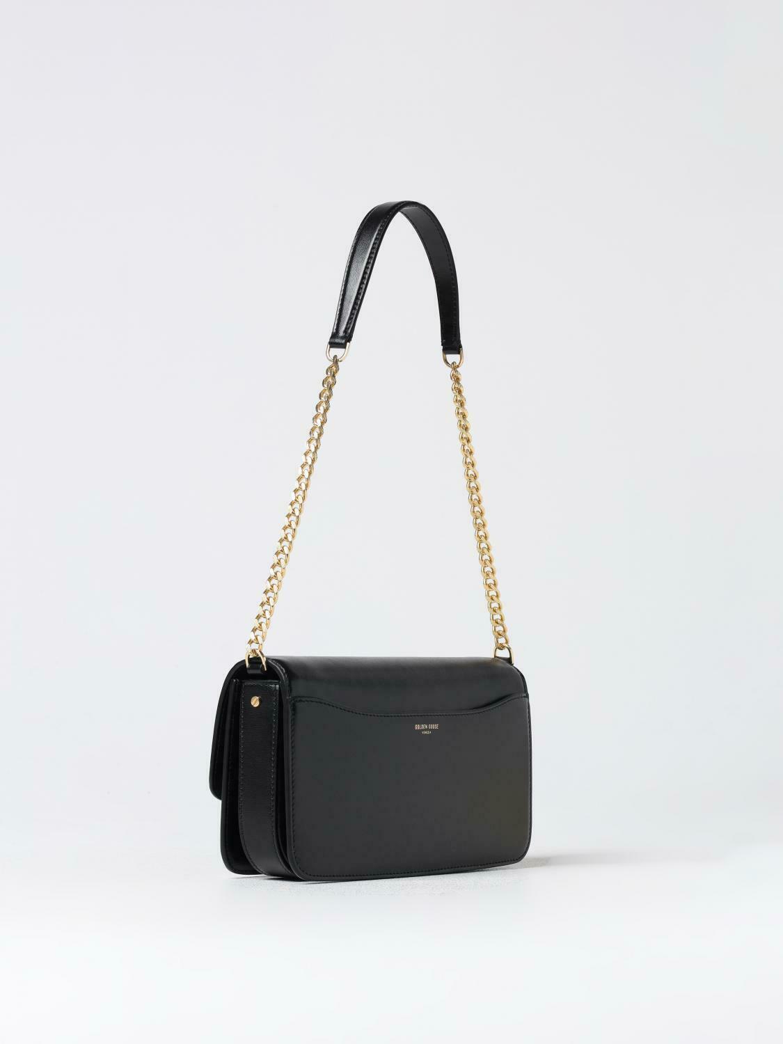 Clutch Bag with Chain Strap - Black / U EU