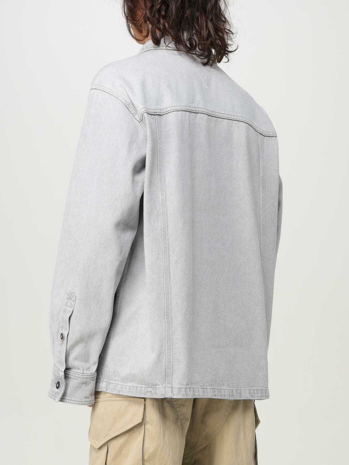 Relaxed Fit Denim Shirt - Grey / 46 IT