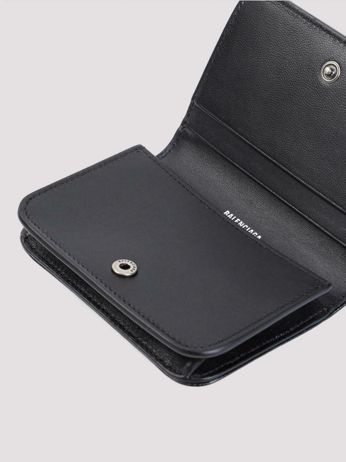 BB Card Holder Leather Wallet - Black / U EU