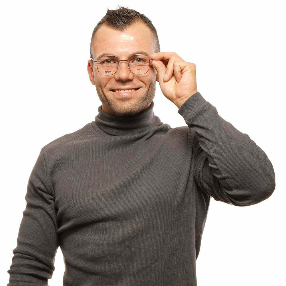 Metal Square Eyeglasses TJ 19024 - Gray / One Size