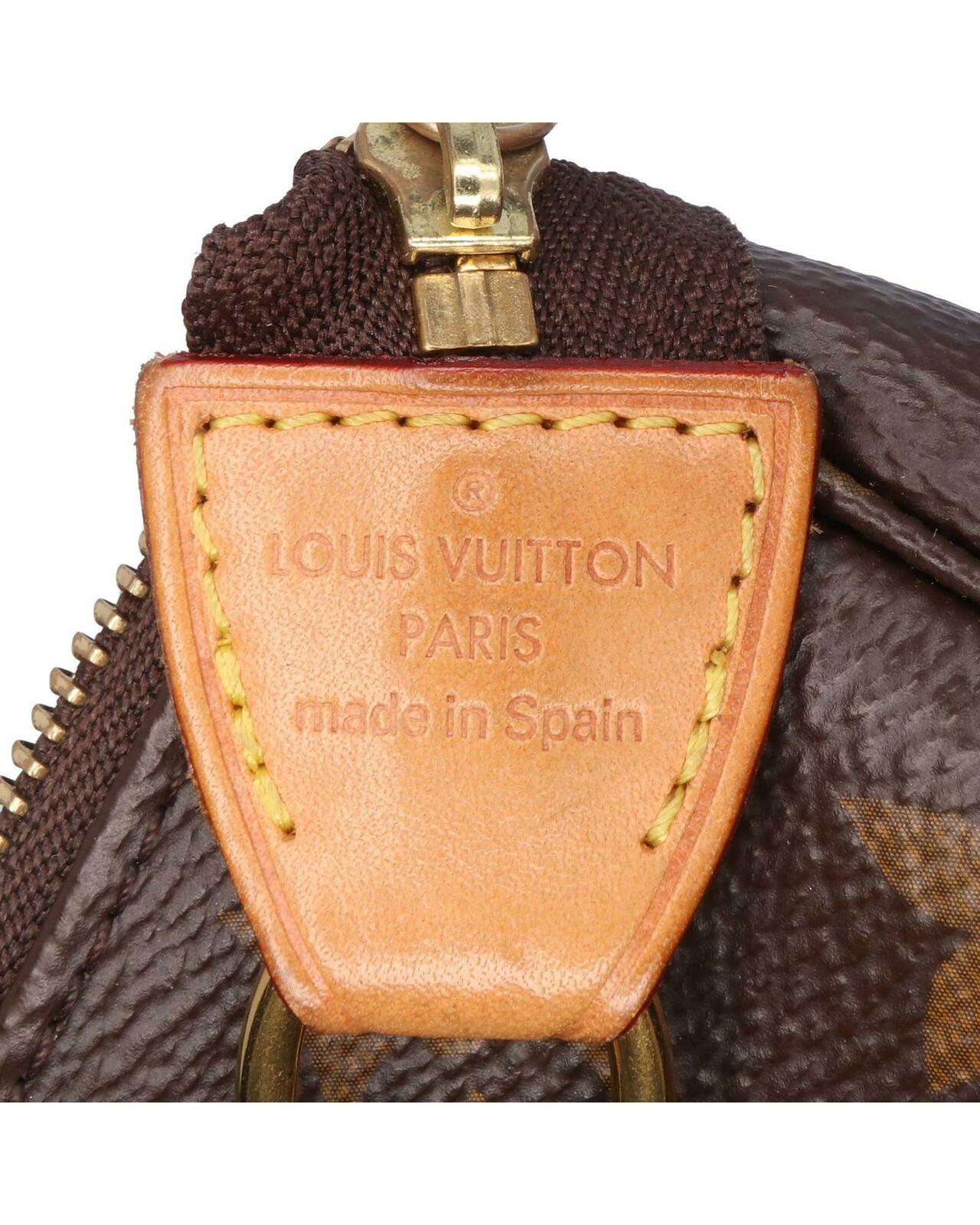 Pochette Accessoires Monogram Zip - Brown / One Size