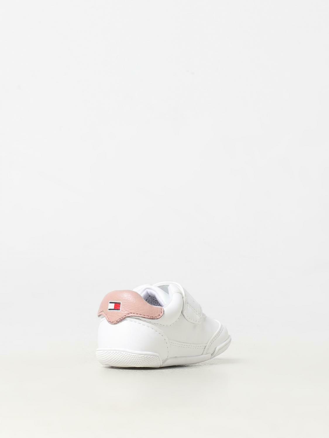 Baby Leather Crib Shoes - White / 18 EU