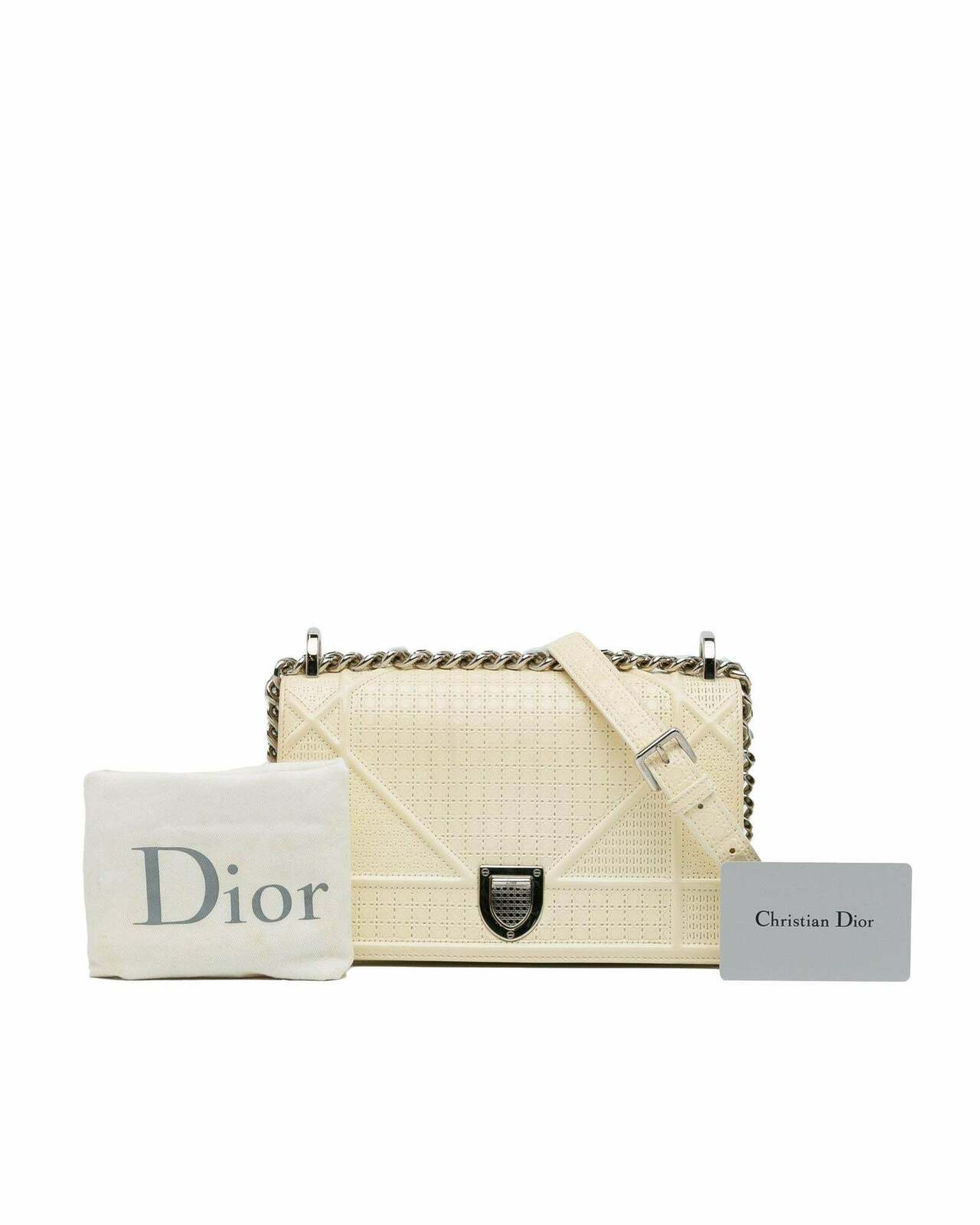 Dior Caro Crossbody Bag - White / One Size
