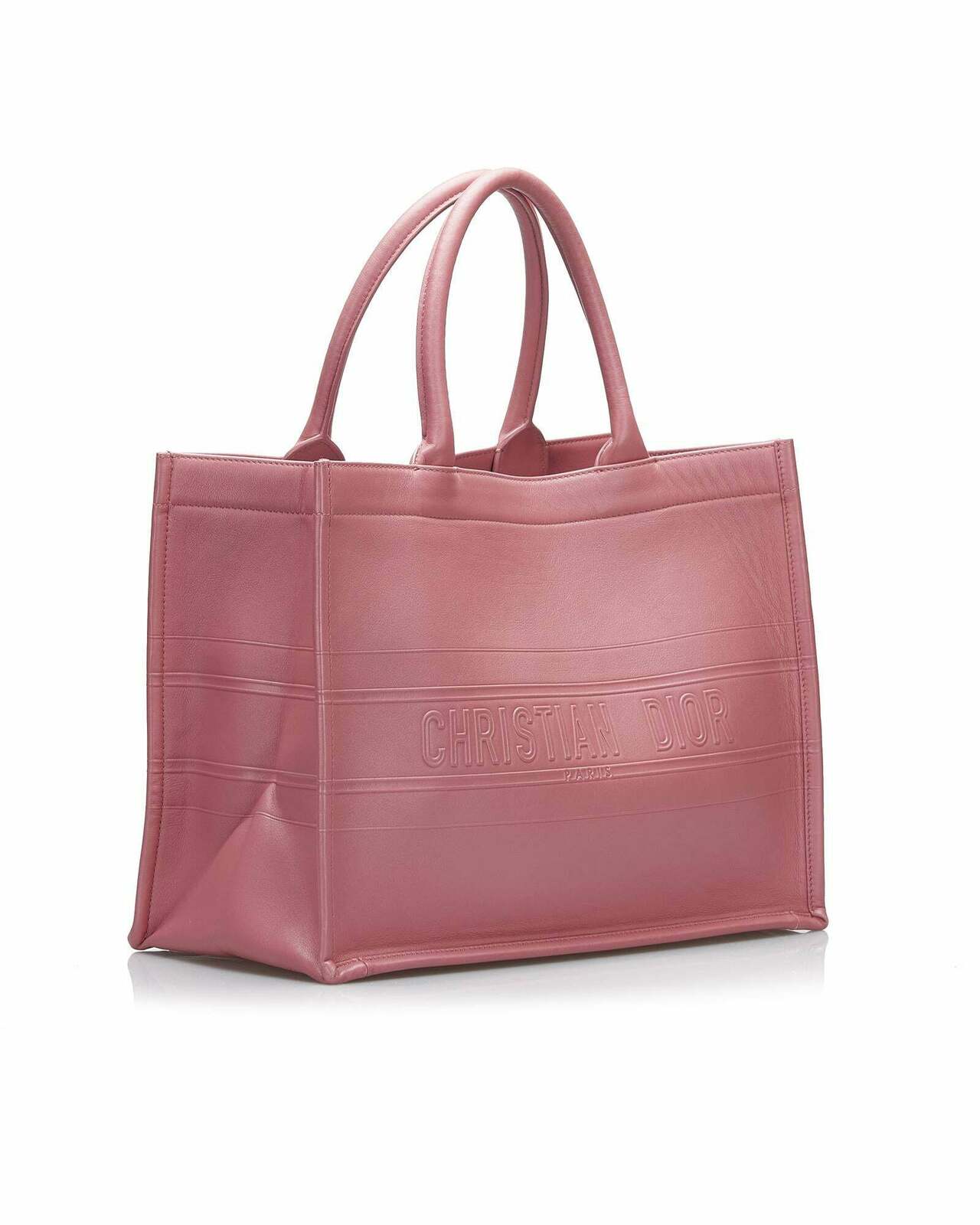 Dior Tote Bag Leather - Pink / One Size