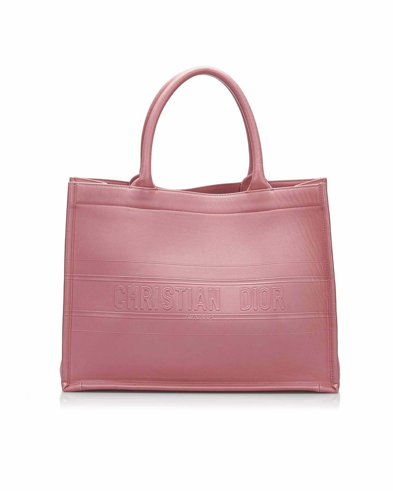 Dior Tote Bag Leather - Pink / One Size