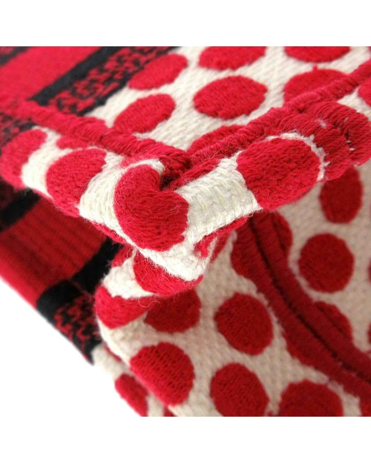 Polka Dot Tote Bag - Red / One Size