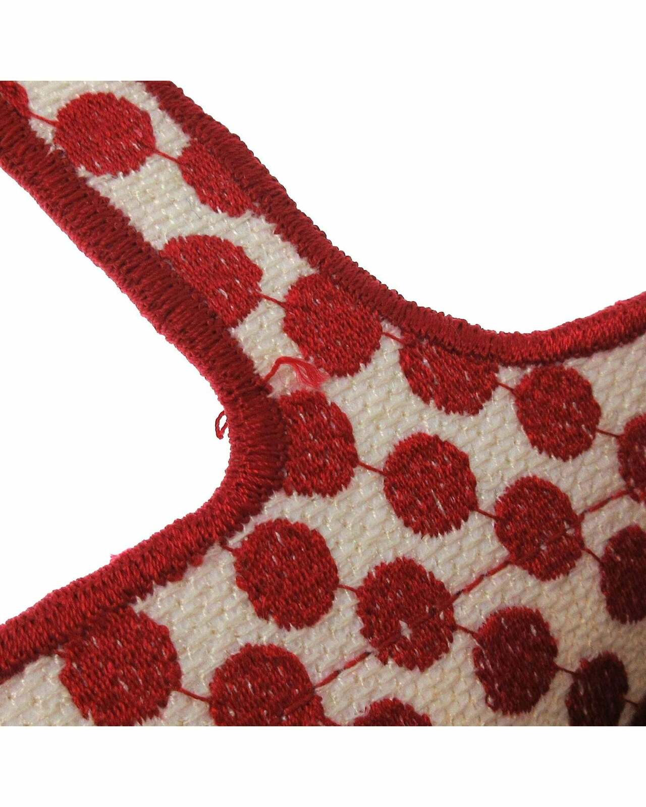 Polka Dot Tote Bag - Red / One Size