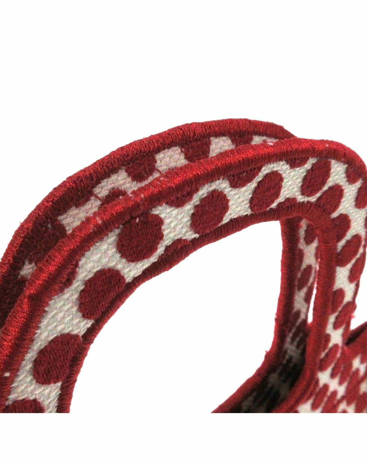 Polka Dot Tote Bag - Red / One Size