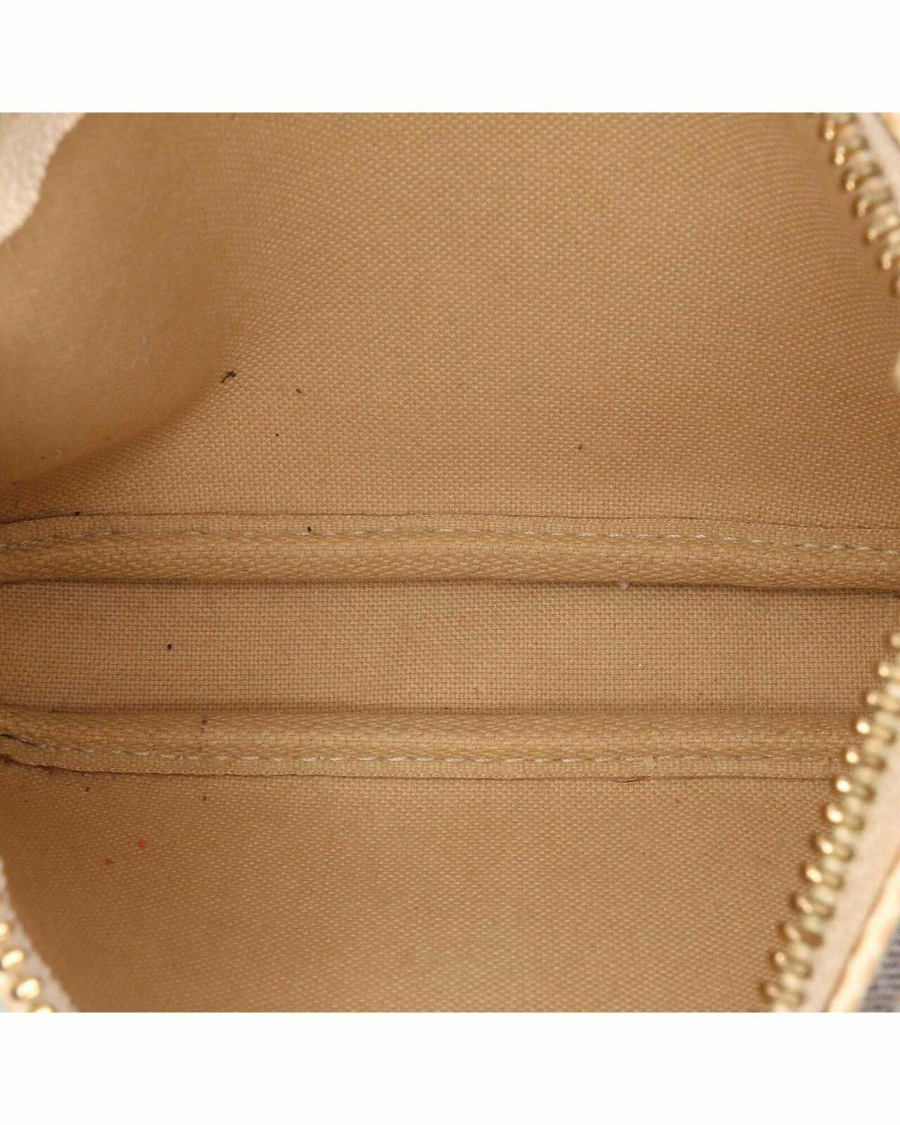 Mini Pochette Canvas Chain Bag - White / One Size