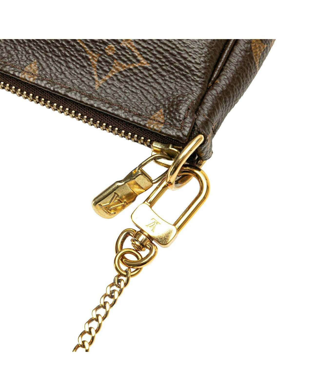 Mini Pochette Evening Bag - Brown / One Size