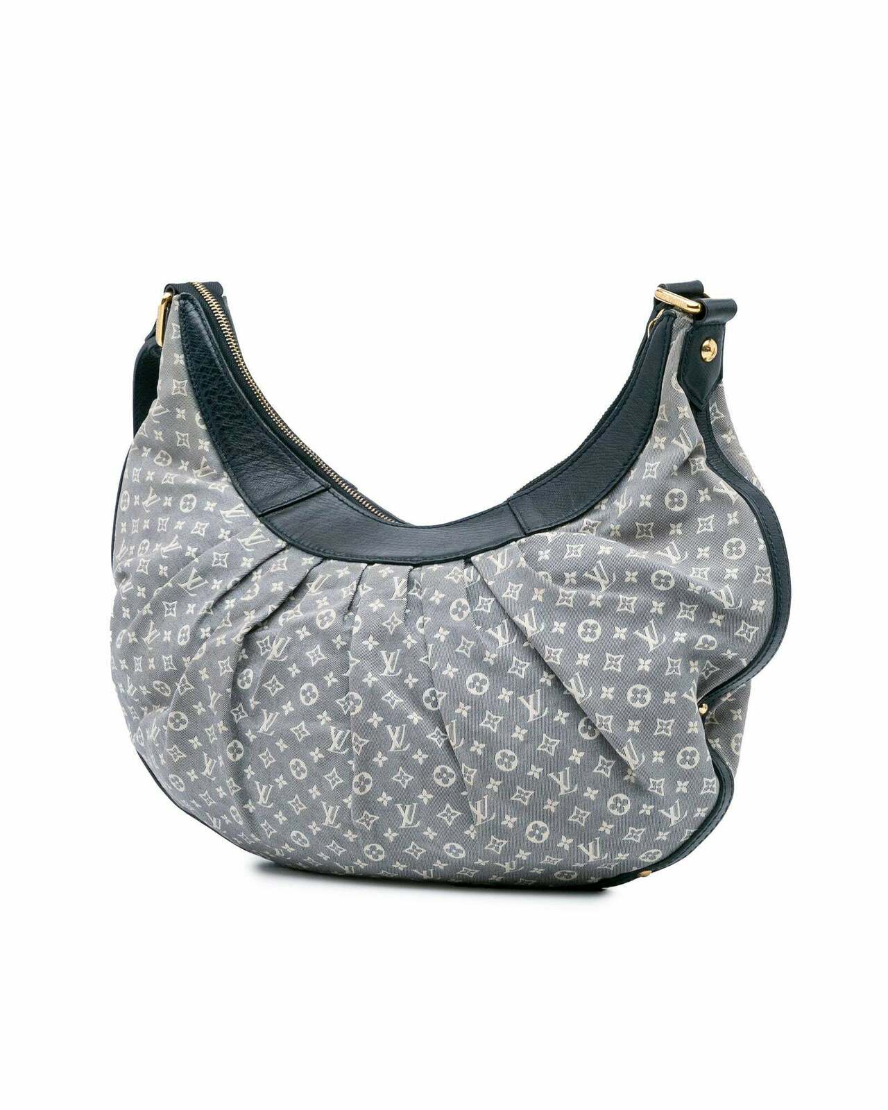 Boulogne Monogram Denim Bag - Gray / One Size