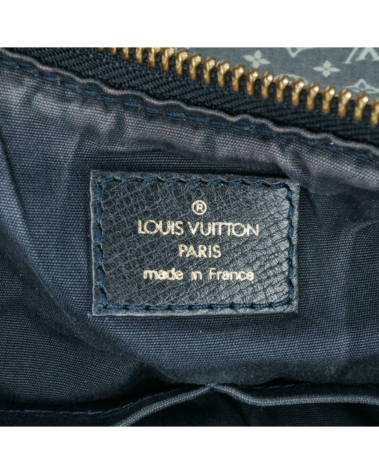 Boulogne Monogram Denim Bag - Gray / One Size