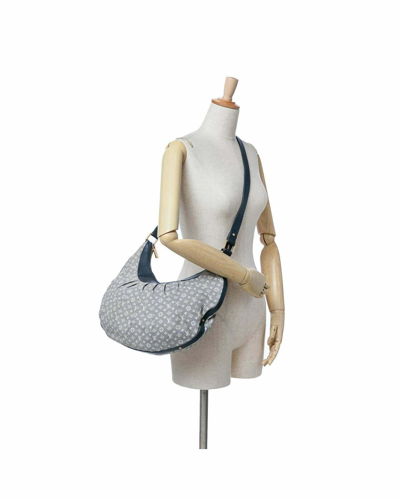 Boulogne Monogram Denim Bag - Gray / One Size