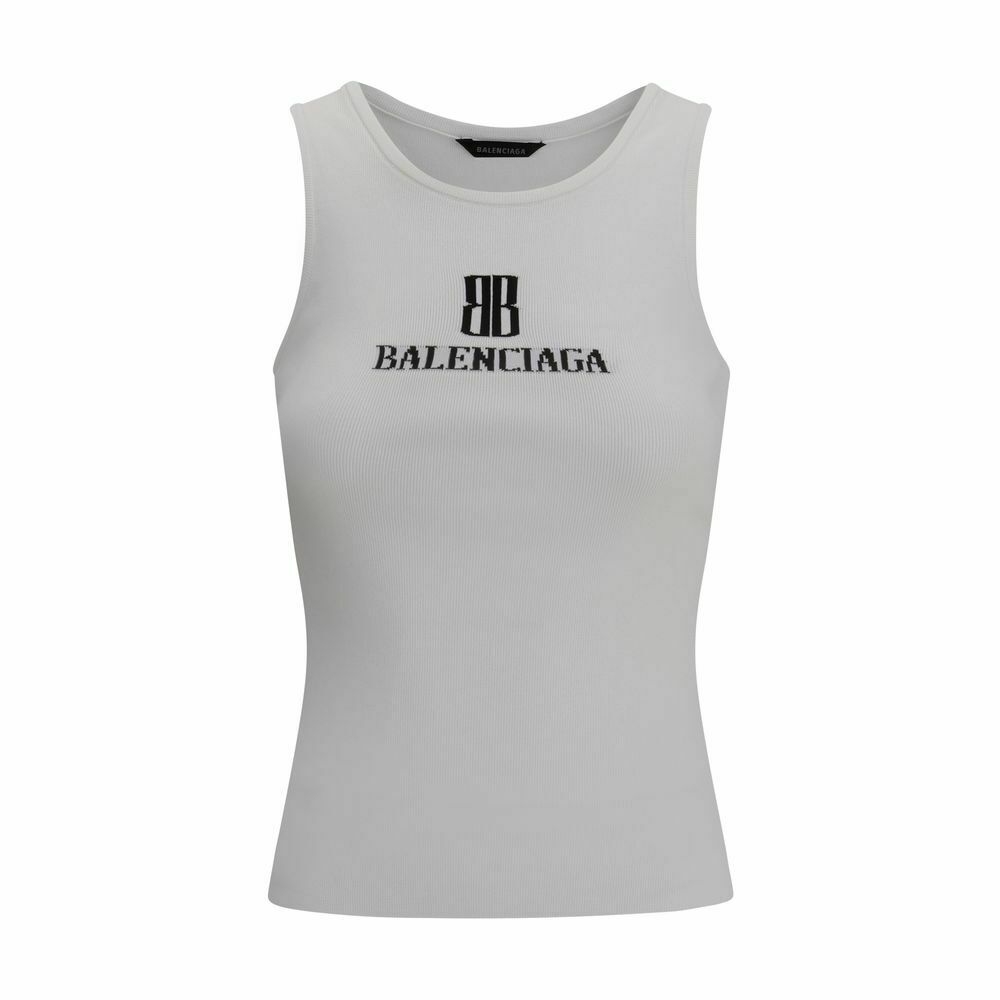 Logo Tank Top - White / S