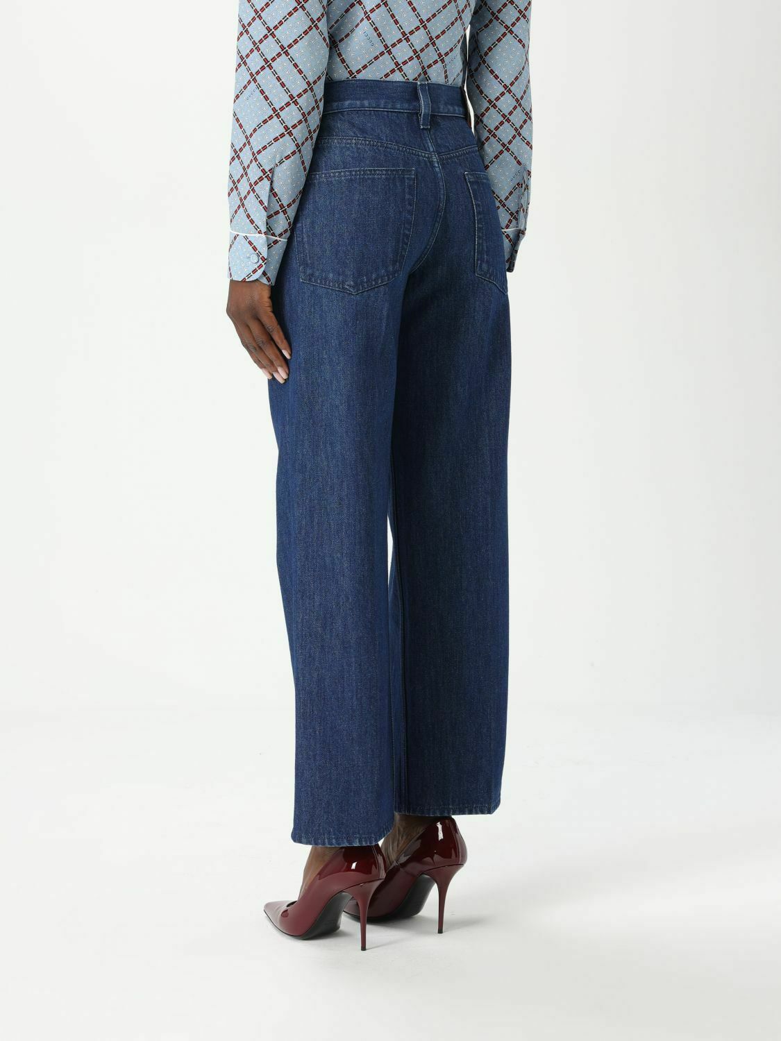 Classic Straight-Leg Denim Jeans - Denim / 27 IT