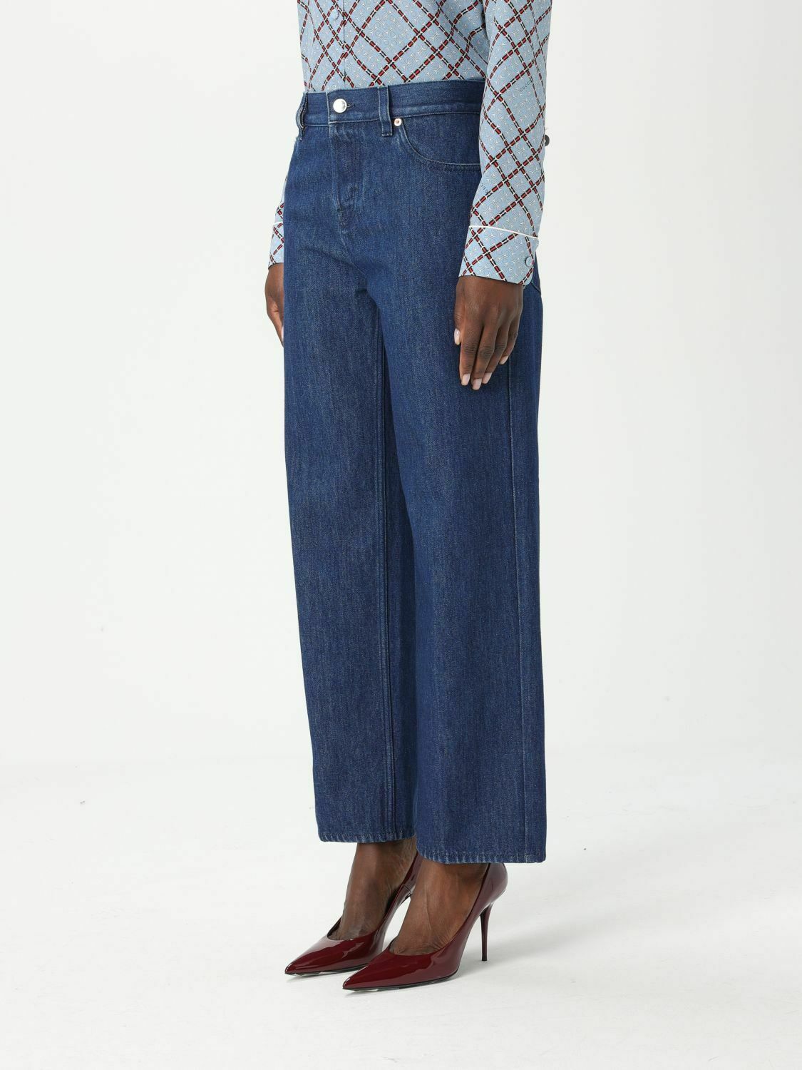 Classic Straight-Leg Denim Jeans - Denim / 27 IT